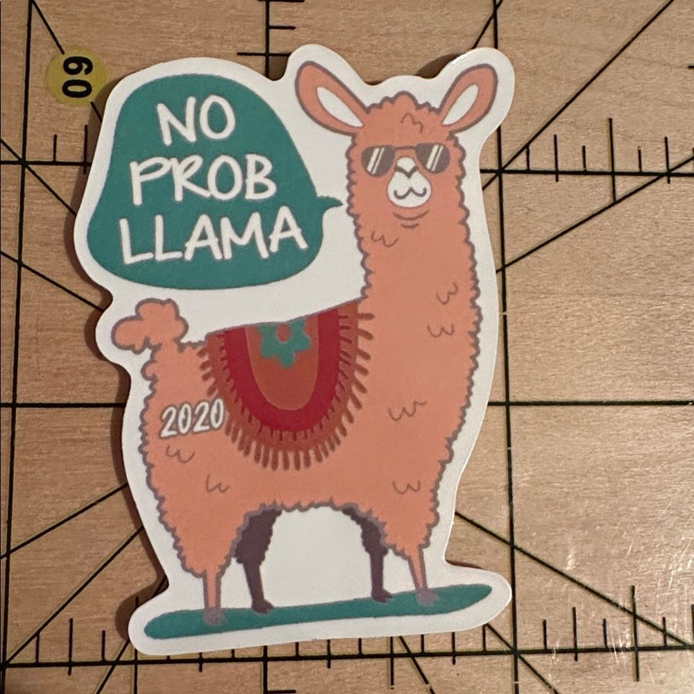💜13/$13 +Bundle Sticker Sale | Llama Animal Waterproof Sticker
